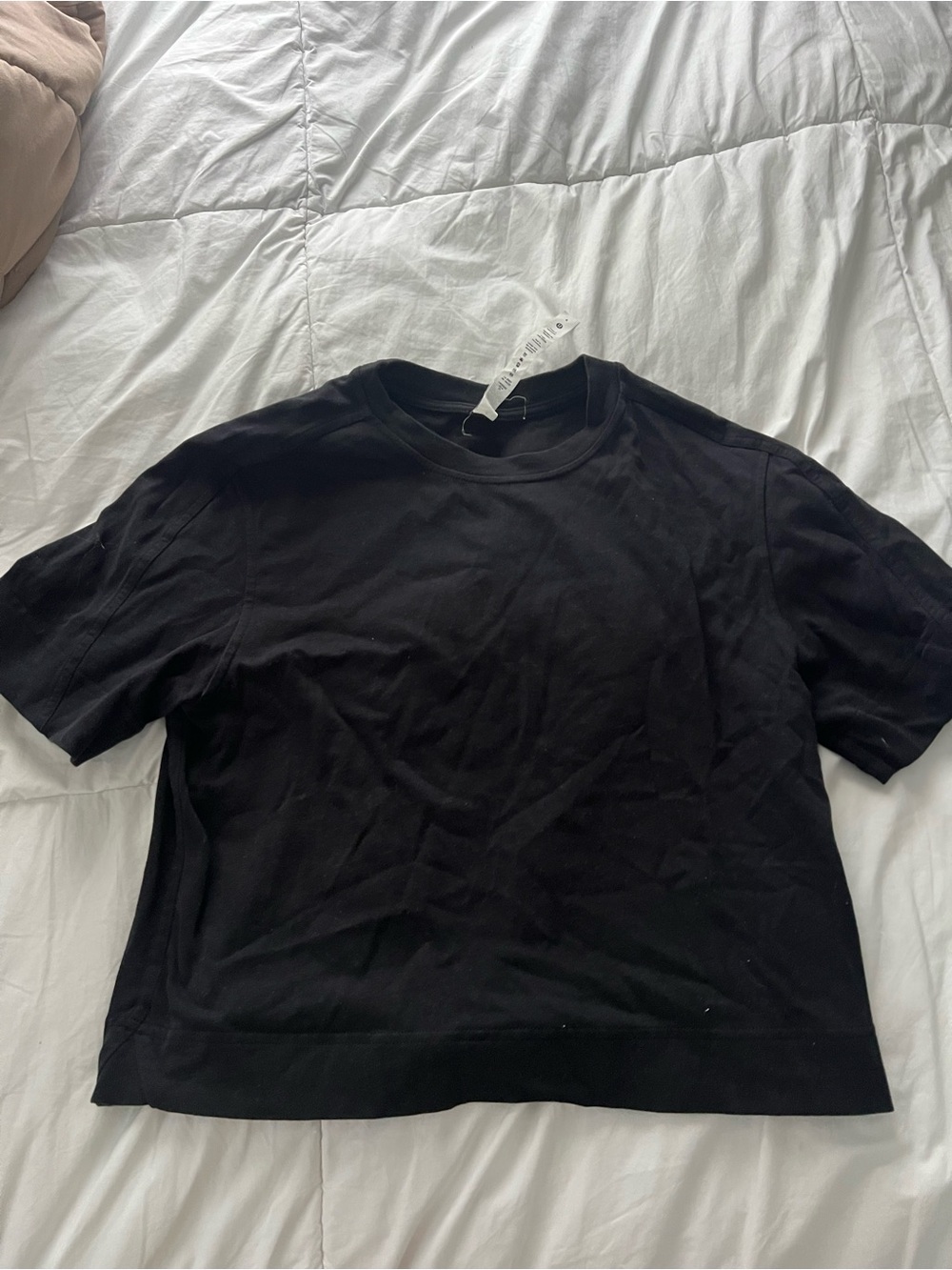 Lululemon Black Cotton T shirt
